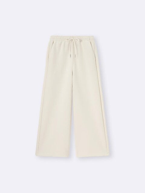 2025gu冬女性おすすめパフスウェットバギーパンツ