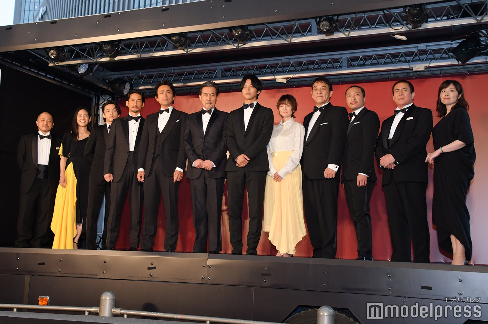 白石和彌監督、阿部純子、中村倫也、竹野内豊、江口洋介、役所広司、松坂桃李、真木よう子、ピエール瀧、音尾琢真、伊吹吾郎、柚月裕子（原作者）（C）モデルプレス