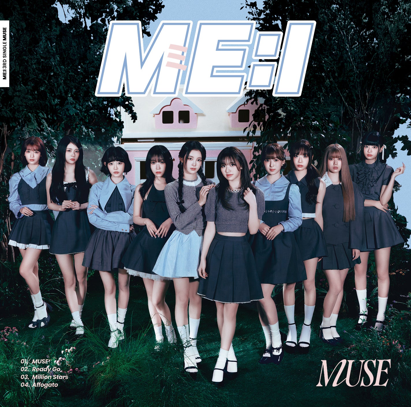 ME:I 3rdシングル「MUSE」初回限定盤A（C）LAPONE GIRLS