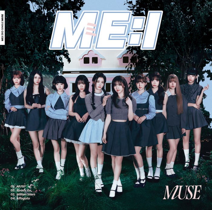 ME:I 3rdシングル「MUSE」初回限定盤A(C)LAPONE GIRLS