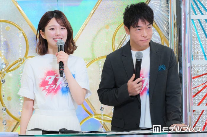 黒田みゆアナウンサー、陣内智則(C)モデルプレス