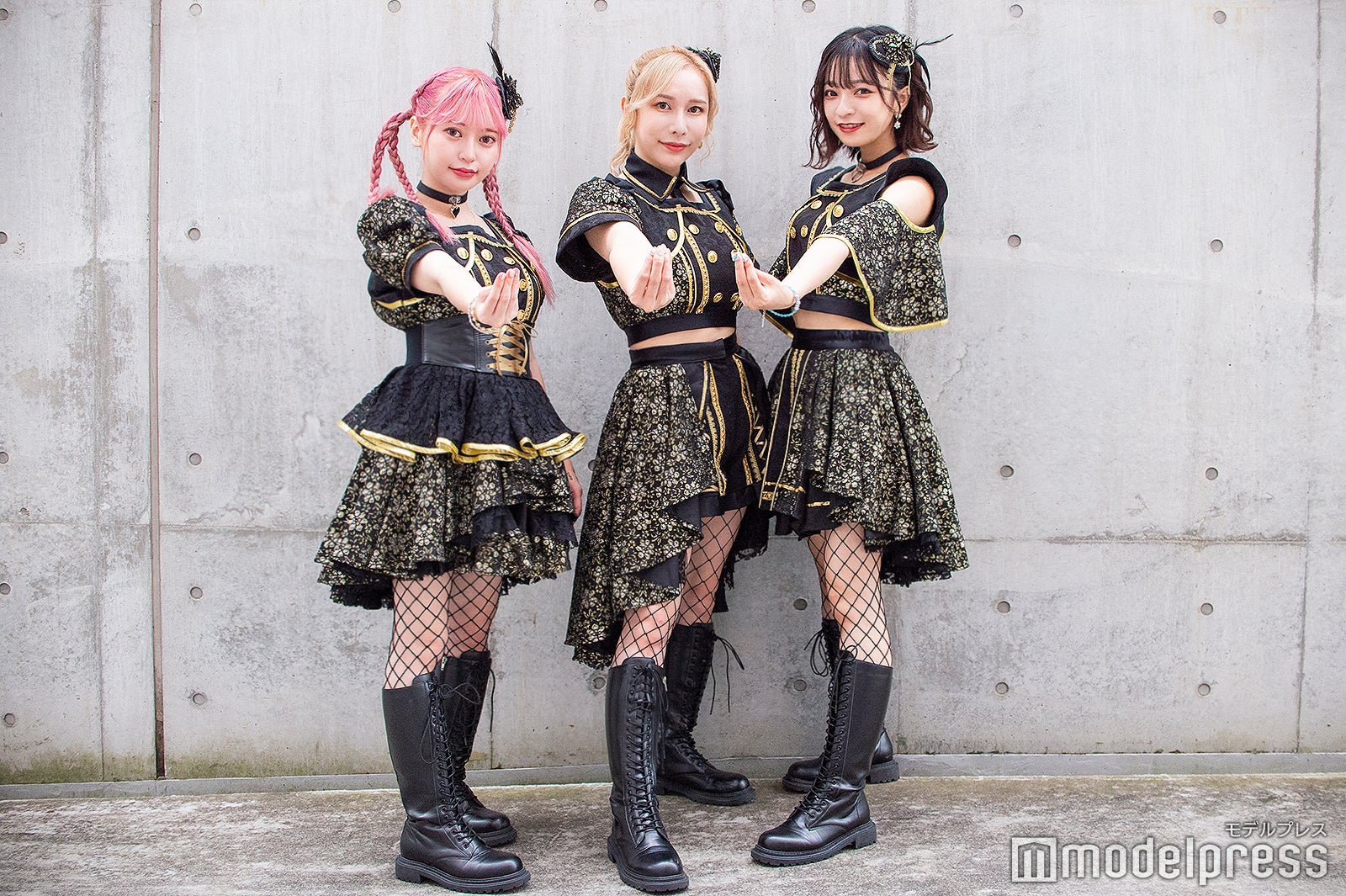 個性豊かでキュートな衣装にも注目／まりな、ありしゃん、さおりん （C）モデルプレス