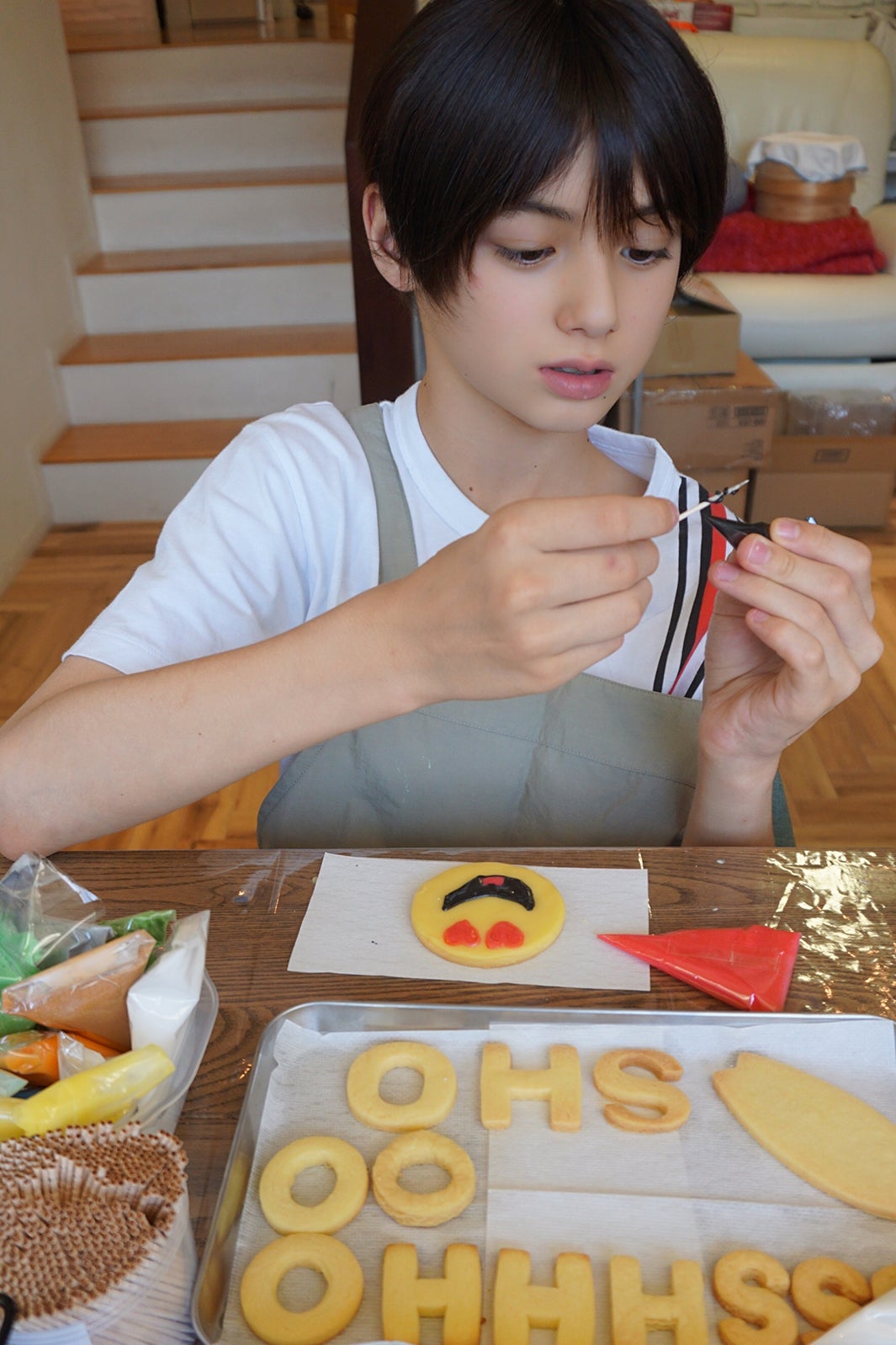 翔／「2019年版 翔カレンダー」オフショット（撮影：LUCKMAN）