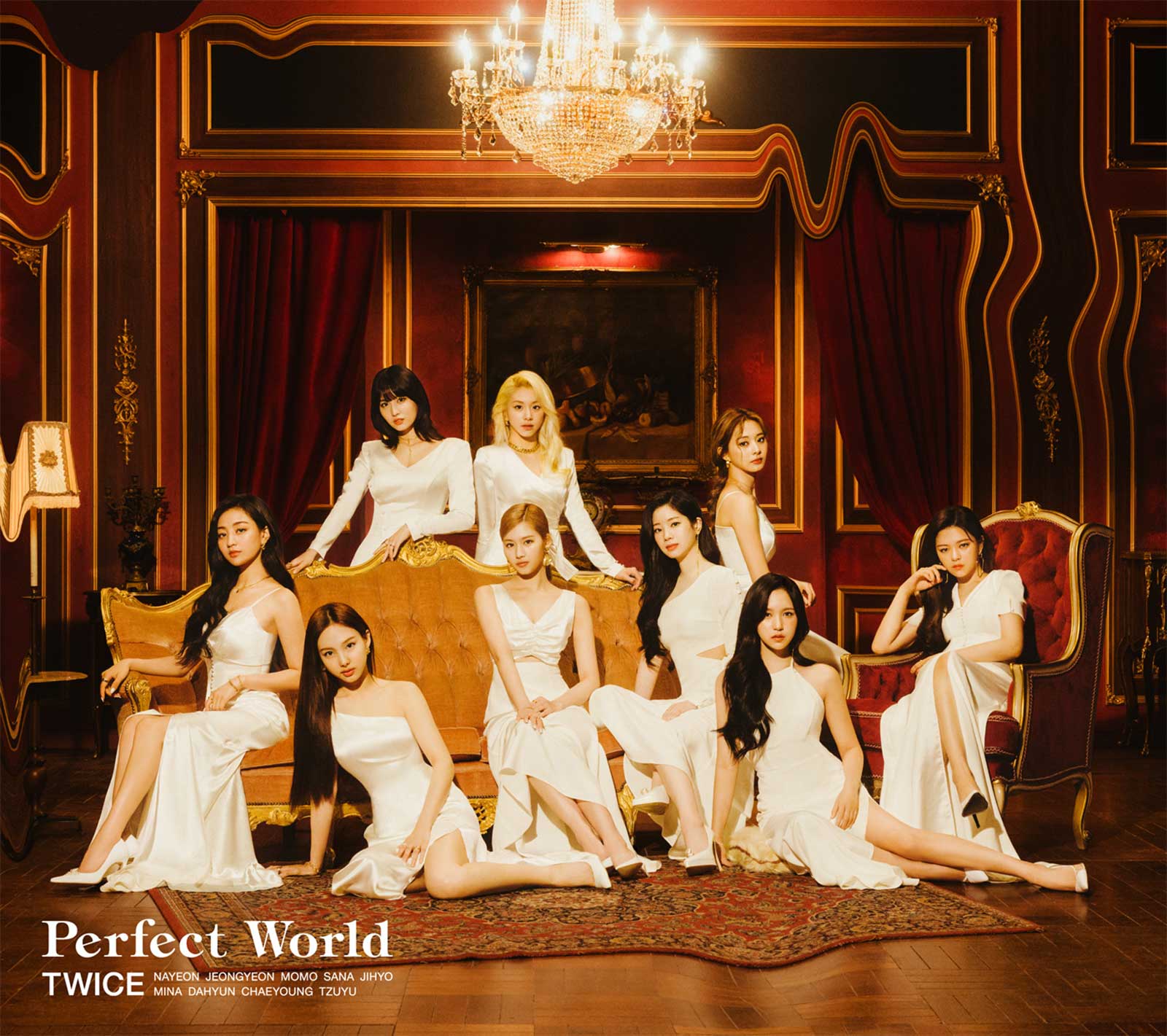 TWICE、日本3枚目のアルバム「Perfect World」新ジャケット写真解禁