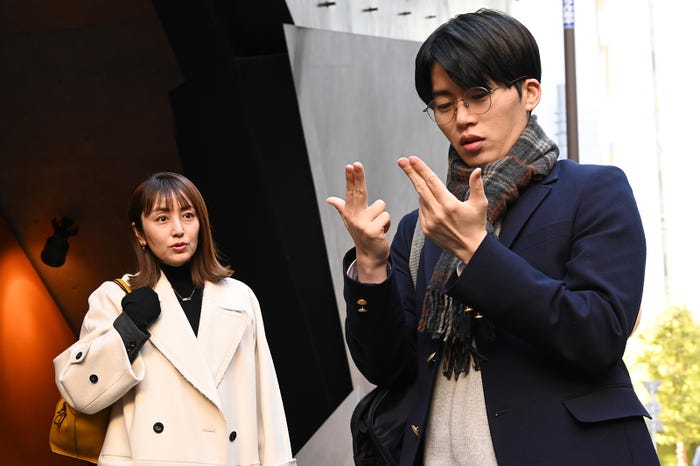 (左から)矢田亜希子、木全翔也 (C)ytv