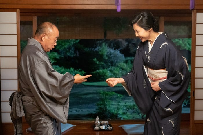 笑福亭鶴瓶、松嶋菜々子 (C)テレビ東京