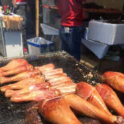 豪快なグリル肉にかぶりつく／画像提供：Cinco de Mayo Japan実行委員会