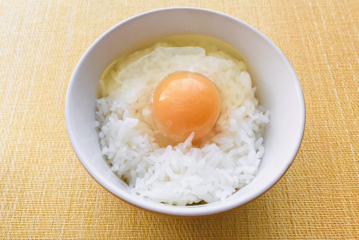 卵かけご飯のイメージ