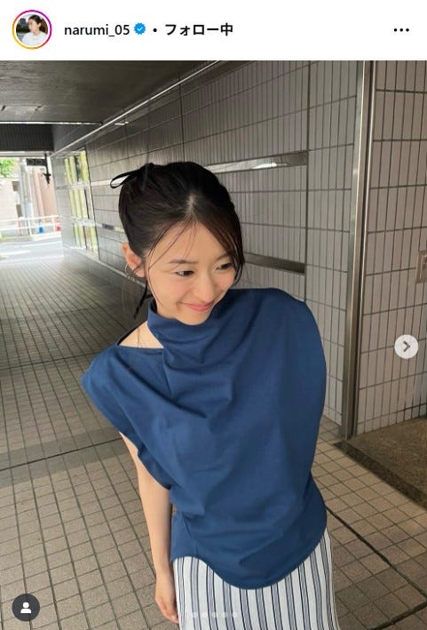 鳴海唯Instagramより