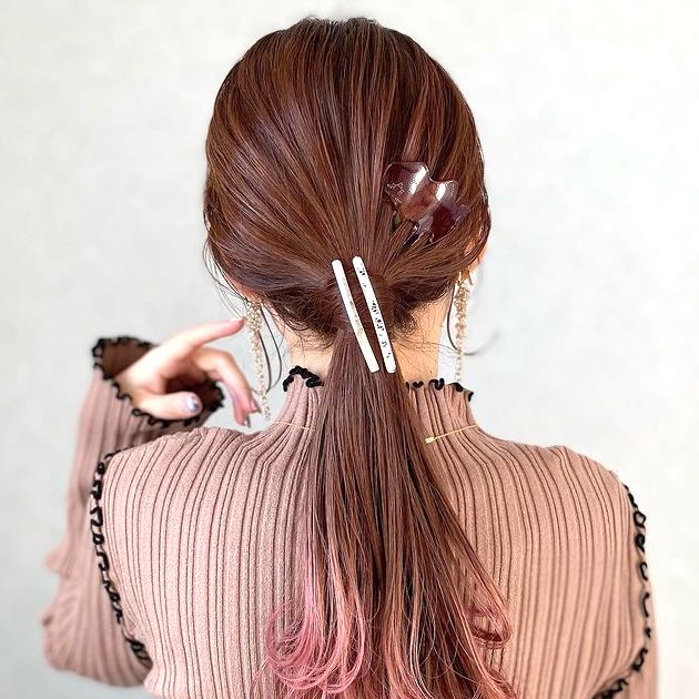 仕事に最適な一つ結びヘアアレンジ8選 大人っぽい簡単ヘア モデルプレス