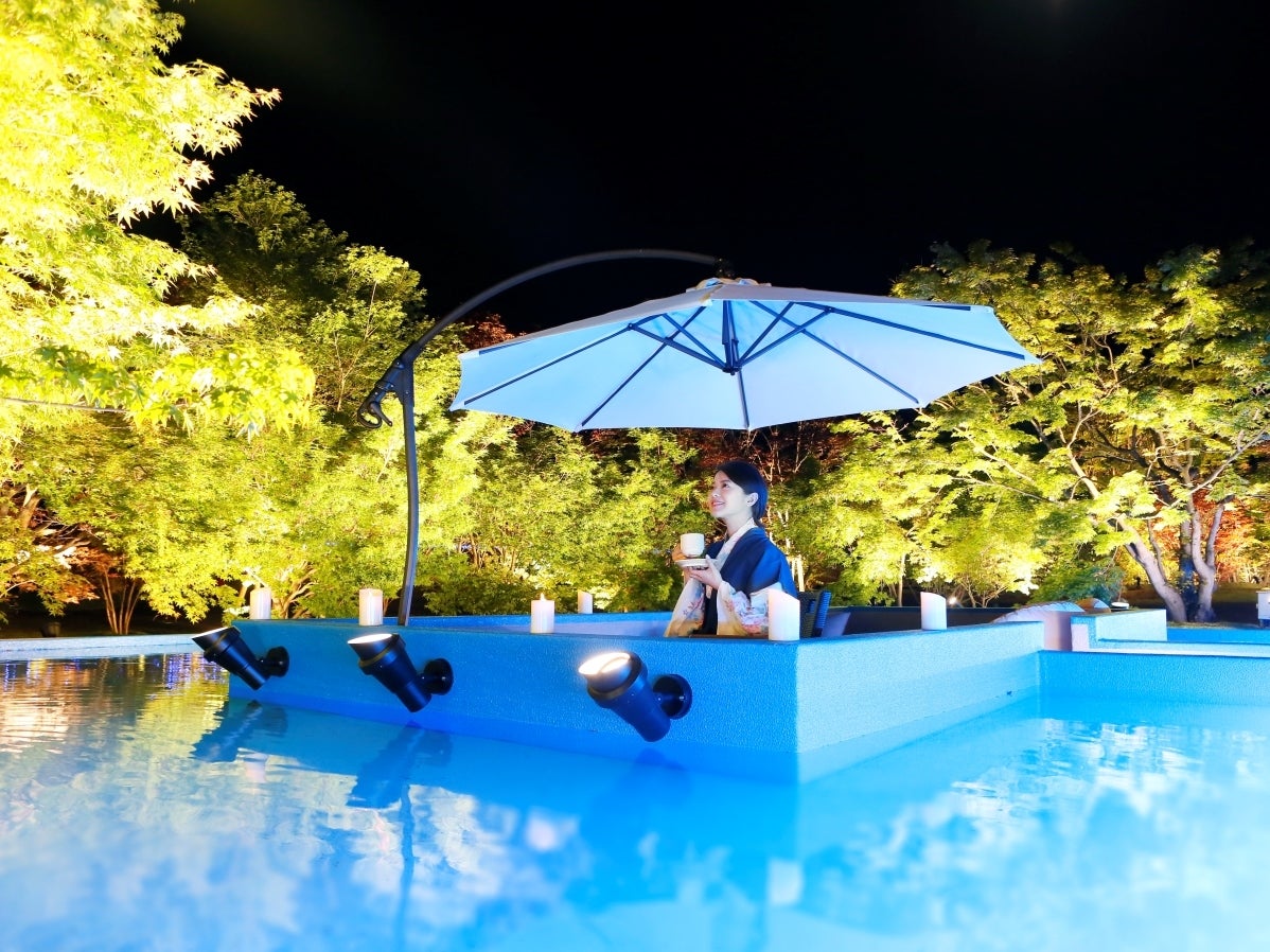 幻想的なライトアップ／画像提供：株式会社ホテル南風楼