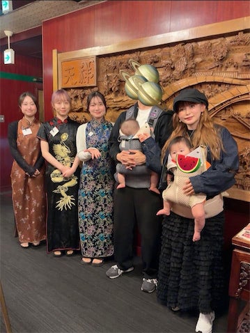 中川翔子、夫と双子を連れて行きつけ中華へ「またまたまた夢を叶えてきたーーー！」