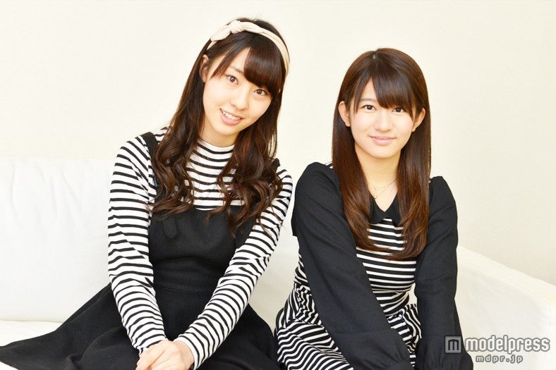 藤江れいな（左）、竹内美宥（右）