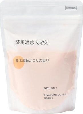 無印良品のリラックできる薬用温感入浴剤　金木犀＆ネロリの香り