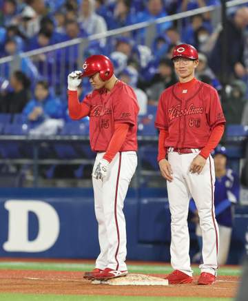 広島 プロ初先発・工藤 プロ初打点を記録 プロ初勝利、初安打よりも先に 東から勝ち越しの押し出し四球を選ぶ