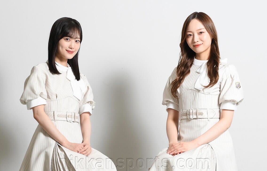 （左から）山下美月、梅澤美波（Ｃ）日刊スポーツ新聞社