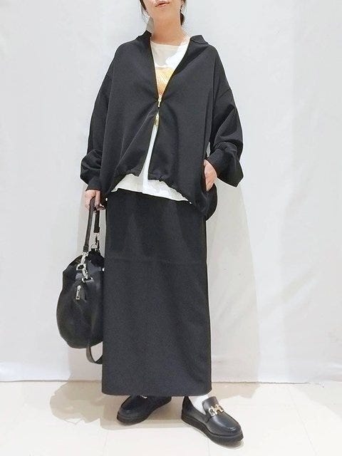 グローバルワークのWクロスZIPブルゾン
