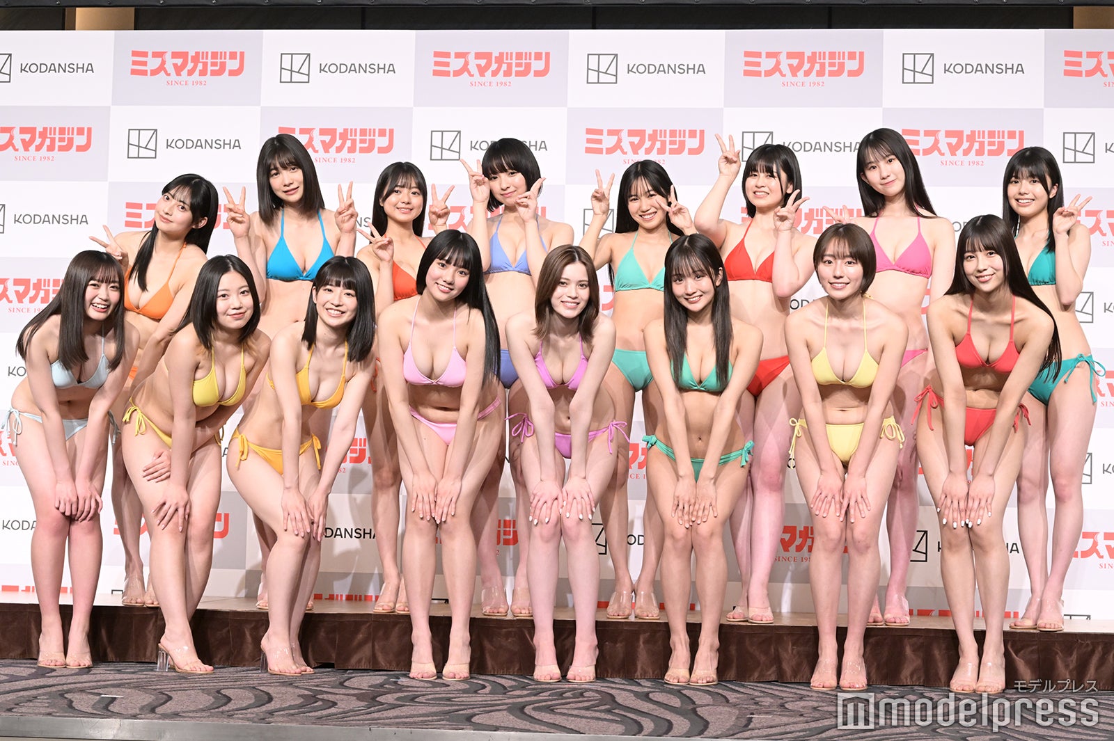 「ミスマガジン2023」ベスト16、ビキニ姿でお披露目 “日本一のサークル美女”井手美希＆「今日好き」千葉祐夕ら モデルプレス 5367