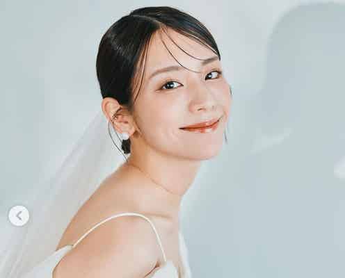 貴島明日香、結婚を発表 ウェディングドレス姿で報告
