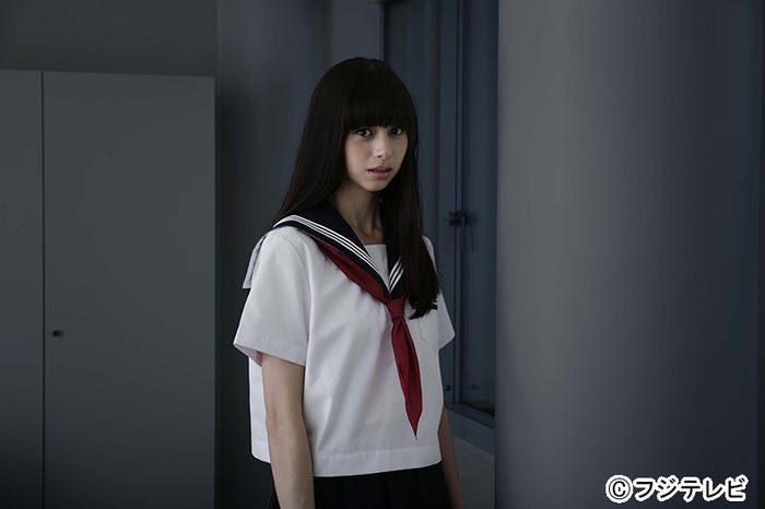 中条あやみ/「ほんとにあった怖い話・夏の特別編2015」場面カットより(C)フジテレビ