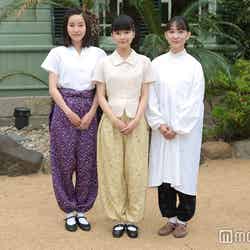 （左から）蓮佛美沙子、芳根京子、谷村美月（C）NHK