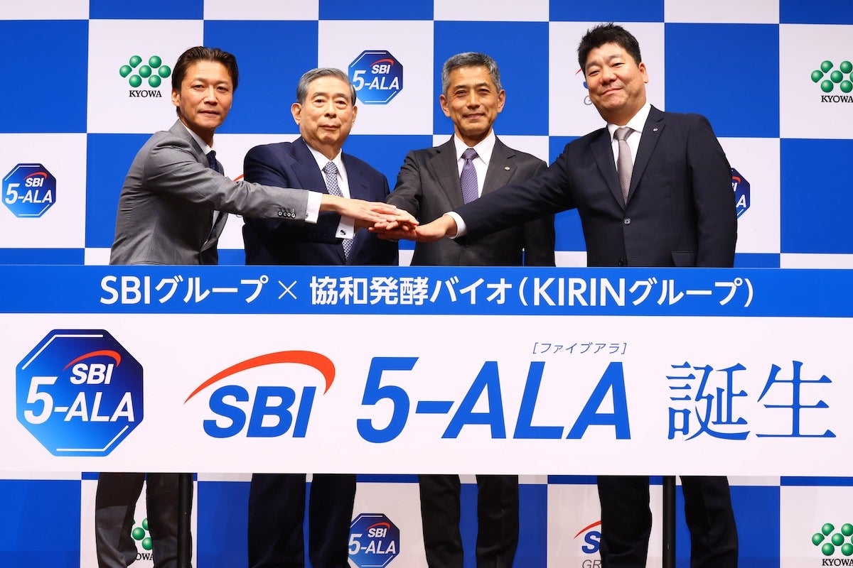 老化にアプローチ。5-ALAの新成分ブランド「SBI 5-ALA」の事業戦略発表会を開催