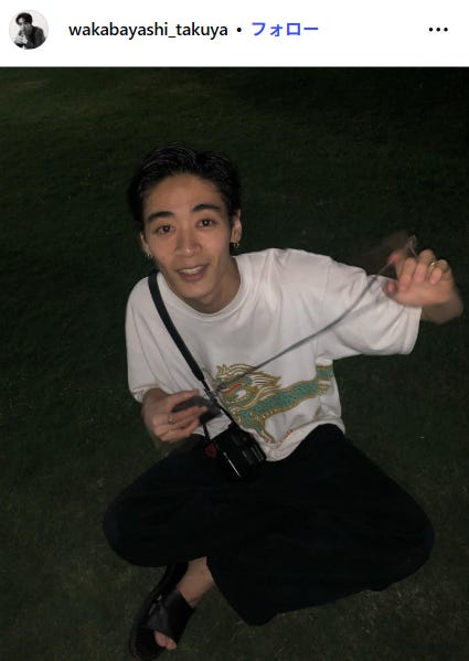 若林拓也Instagramより