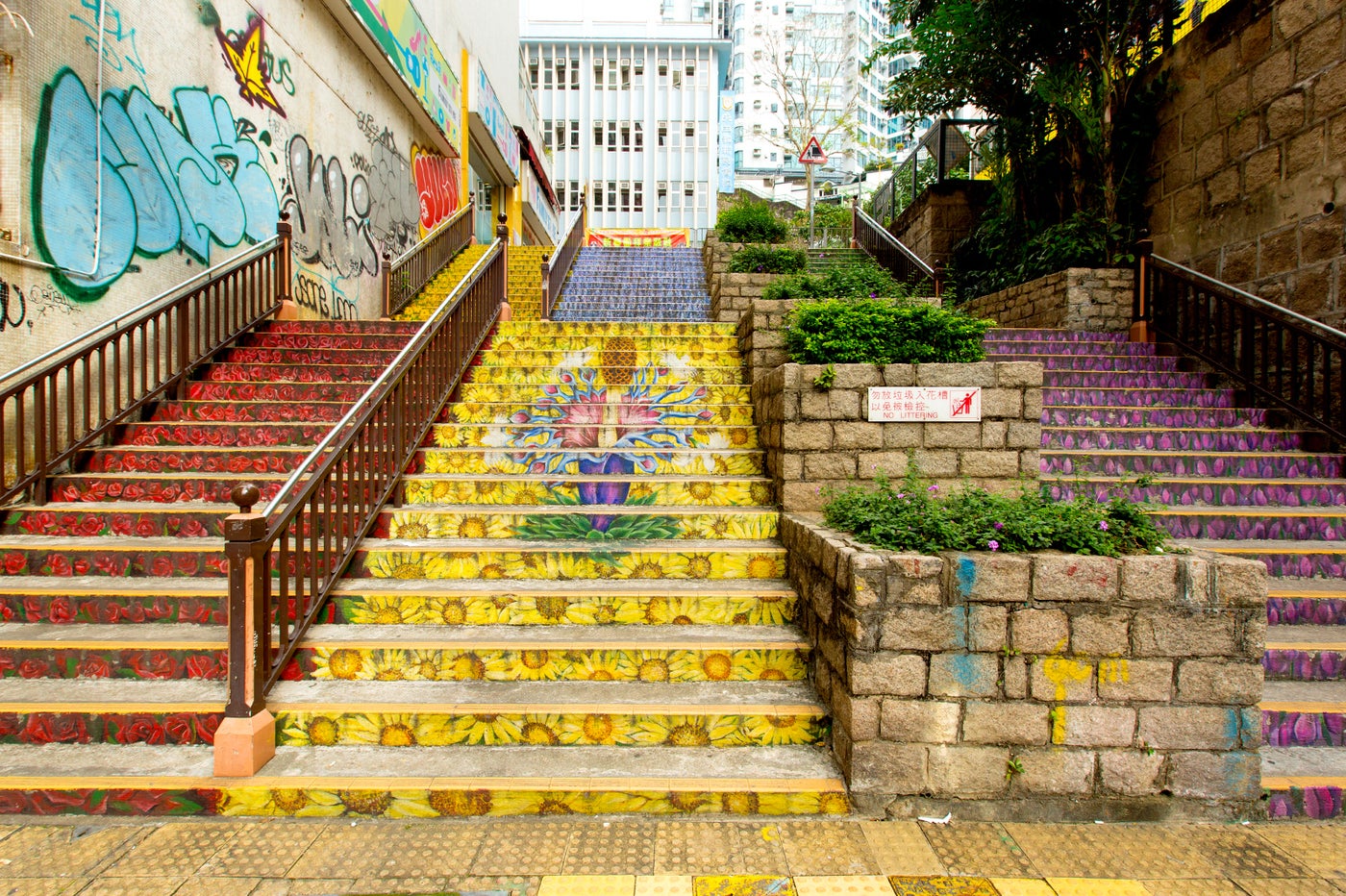 フラワーステアーズ／画像提供：香港政府観光局