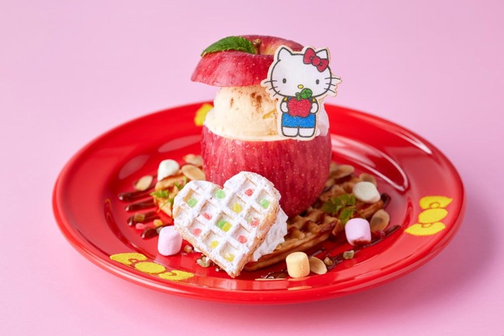 「サンリオ展 ニッポンのカワイイ文化60年史」コラボメニュー公開、マイメロカレーやアフタヌーンティー