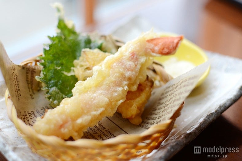 天麩羅（蟹、南瓜、大葉、柚子塩）