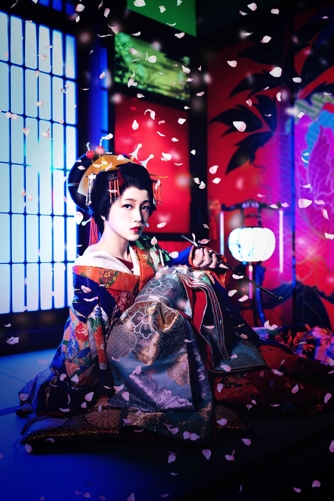 久保史緒里「桜文」チラシビジュアル（提供写真）