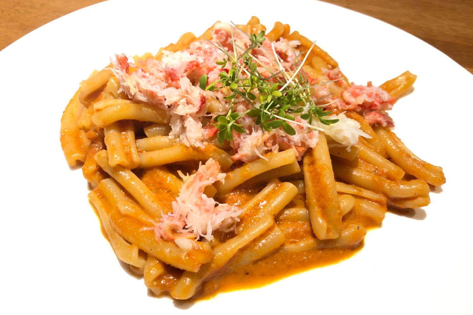 越前がにとかに味噌のカサレッチェ／画像提供：SAKANA＆JAPAN FESTIVAL 実行委員会