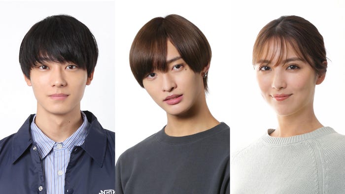 井上祐貴、佐藤新、石川恋 (C)フジテレビ