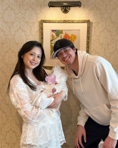 第一子出産の久慈暁子、退院後“夫からのサプライズ”に涙「こんな素敵な準備をしてくれていて」