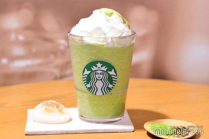 抹茶玄米茶 もち フラペチーノ (C)モデルプレス