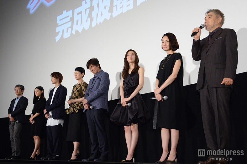 映画「愛を積むひと」（6月20日公開）舞台あいさつ