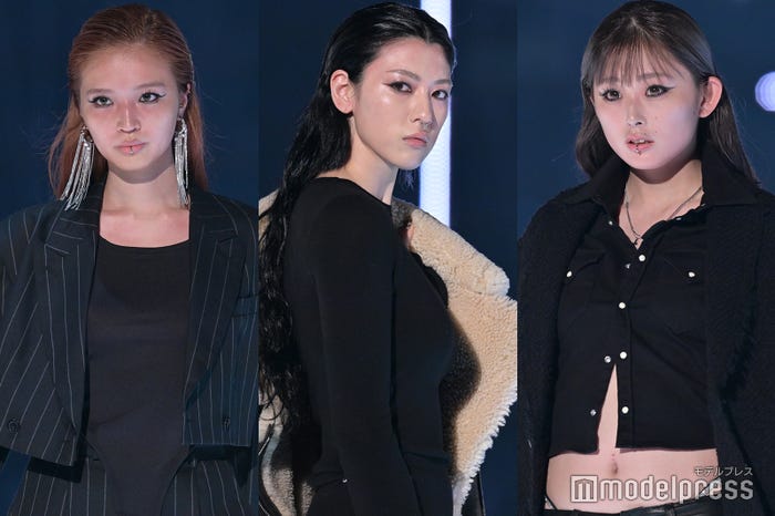 (左から)せいら、三吉彩花、ゆうちゃみ(C)モデルプレス