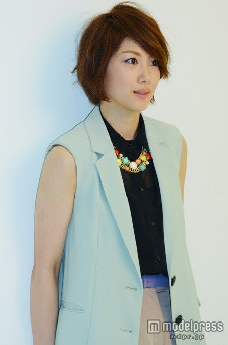 潮田玲子／撮影の様子