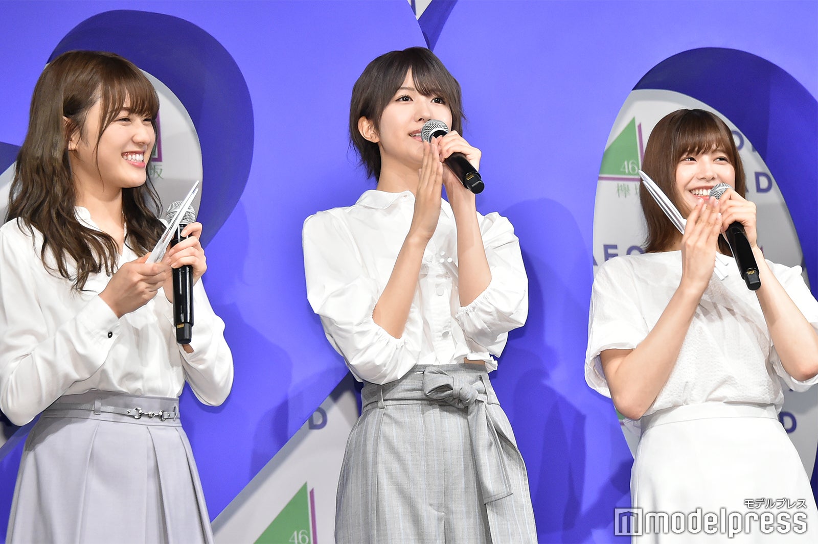 守屋茜、土生瑞穂、渡邉理佐 （C）モデルプレス