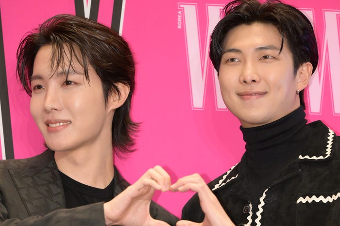 J-HOPE、RM/Photo by Getty Images