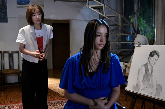 松本まりか、高橋メアリージュン(C)テレビ朝日