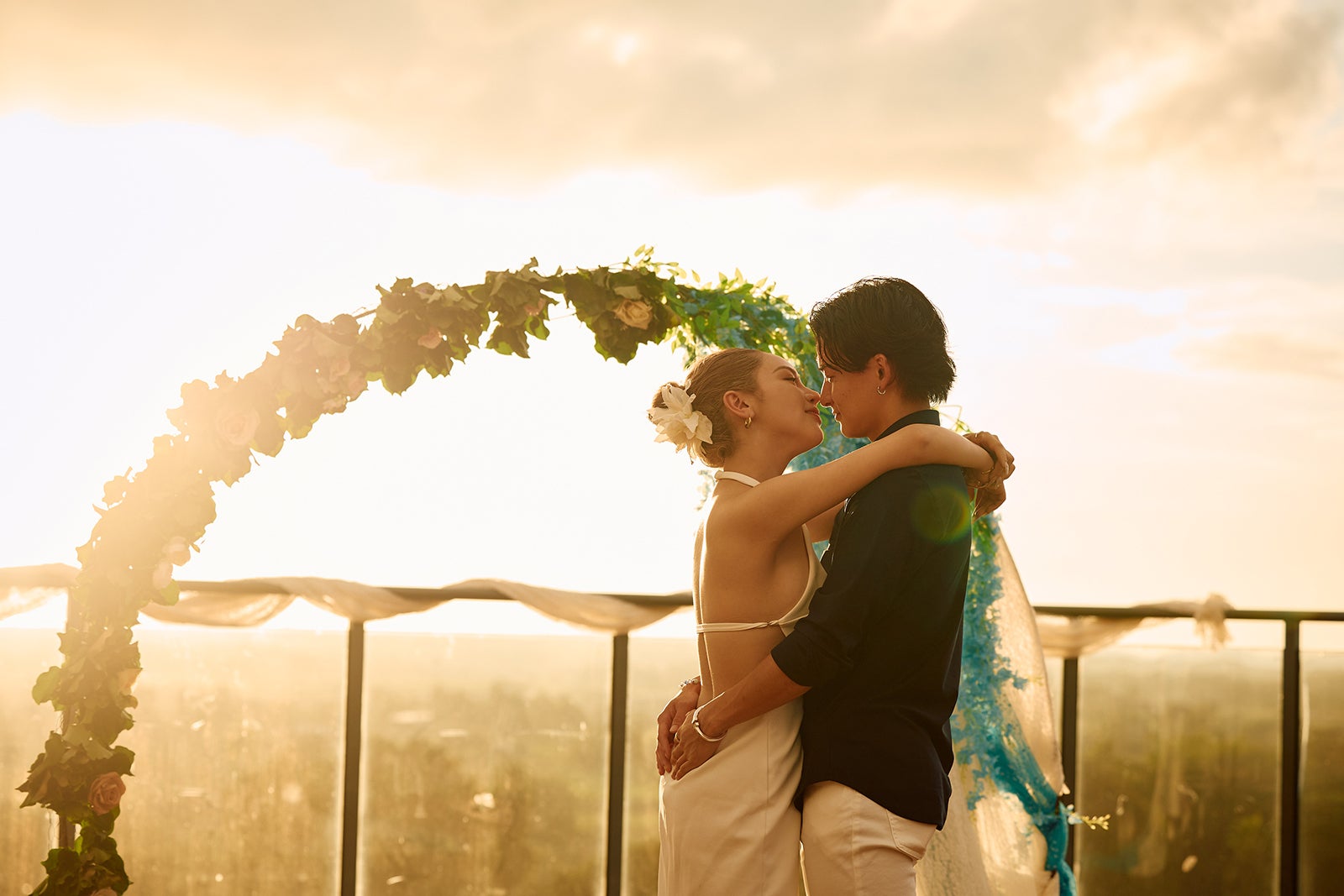 平瀬フィーナ、君島克佳「シャッフルアイランド Season6」最終話（C）AbemaTV, Inc.