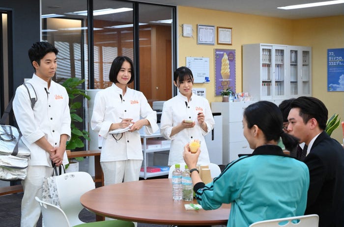 仲野太賀、石橋静河、森七菜/「この恋あたためますか」第5話より(C)TBS