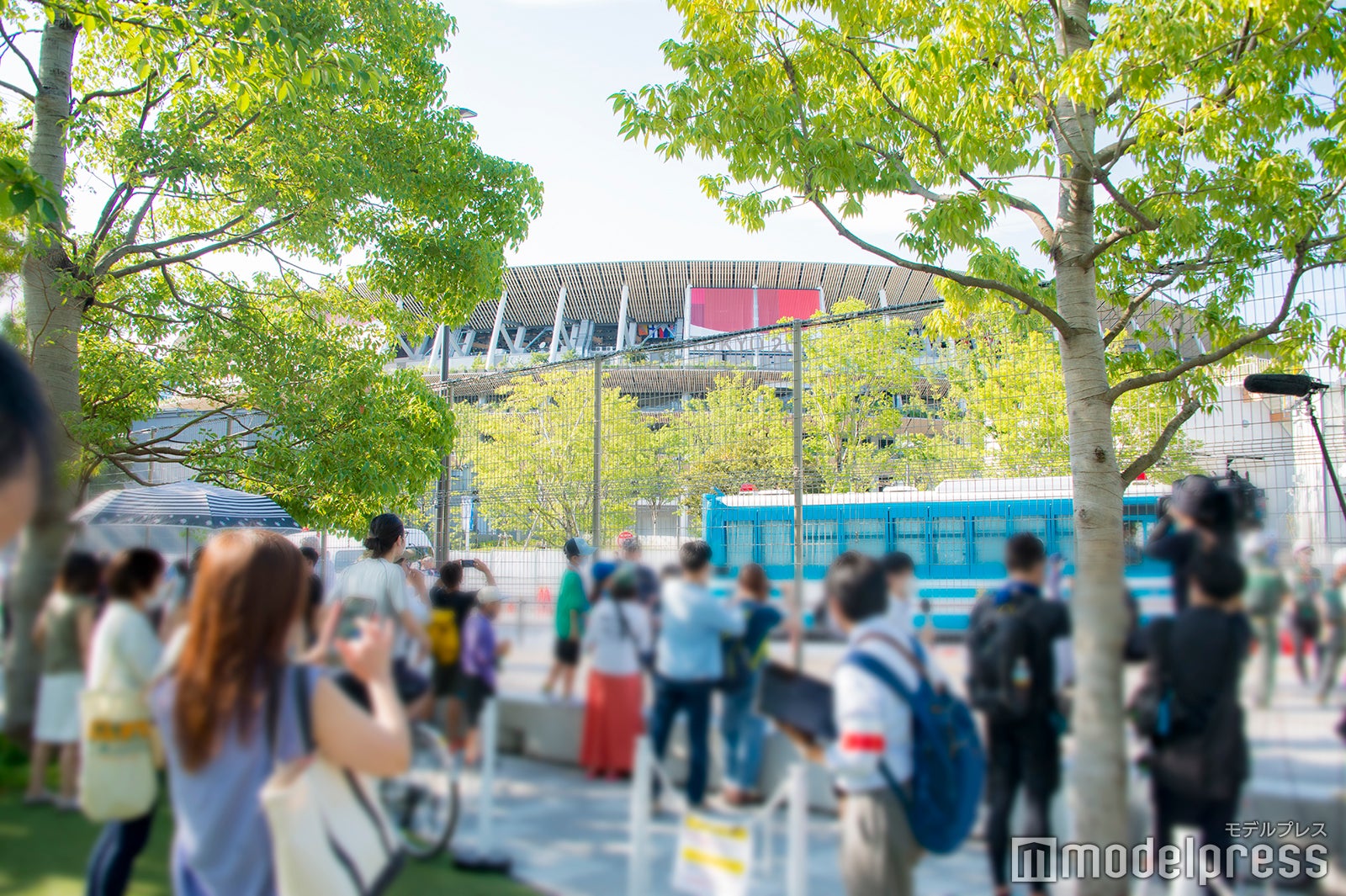 国立競技場付近の様子（C）モデルプレス