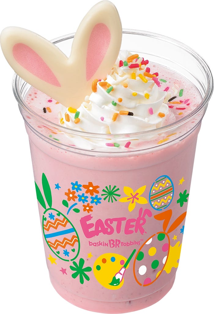 イースターバニーシェイク/画像提供:B-R サーティワン アイスクリーム