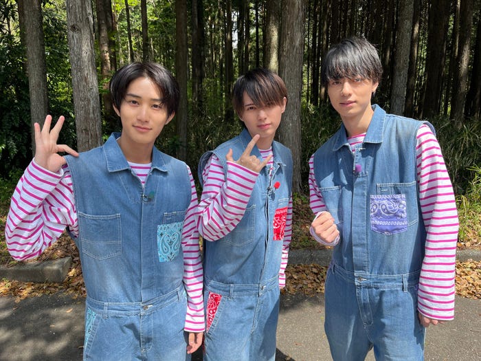 (左から)橋本涼、井上瑞稀、作間龍斗(C)TBS