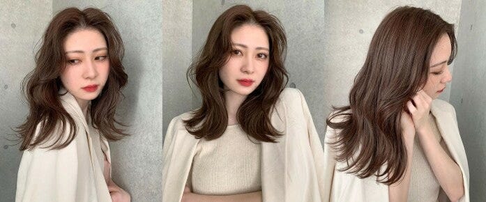 おすすめ2：華やかさと小顔効果を出したい人には韓国風ロングを！（画像提供：Instagram／bangs［バングス］）