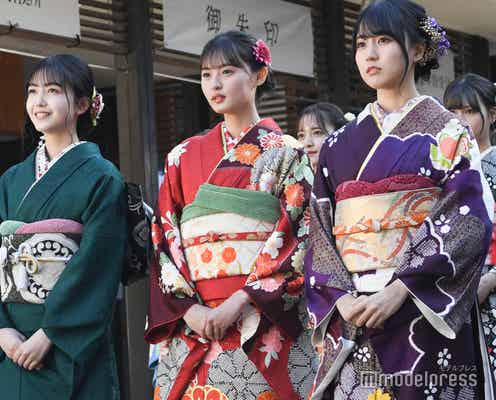 乃木坂46久保史緒里・遠藤さくら・賀喜遥香ら8人が成人式 艷やか晴れ着姿で登場