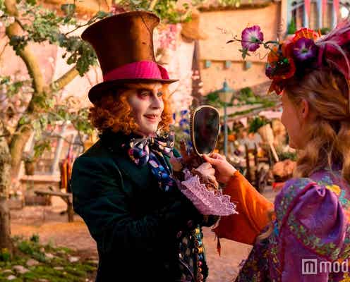 「アリス・イン・ワンダーランド」続編、ジョニー・デップ新ビジュアル解禁「不可能にも近い作業」