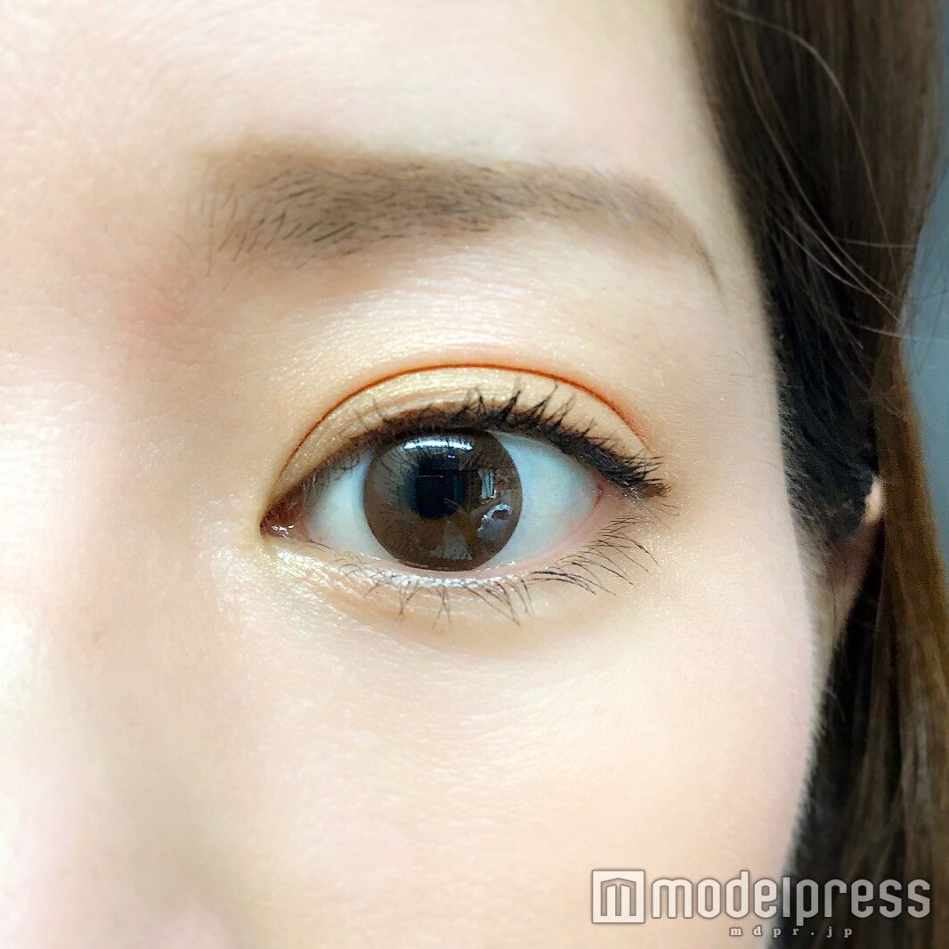 ほんのり透け感のある夏らしい目元に／写真：Risa（C）モデルプレス